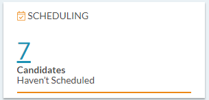 Scheduling tile example